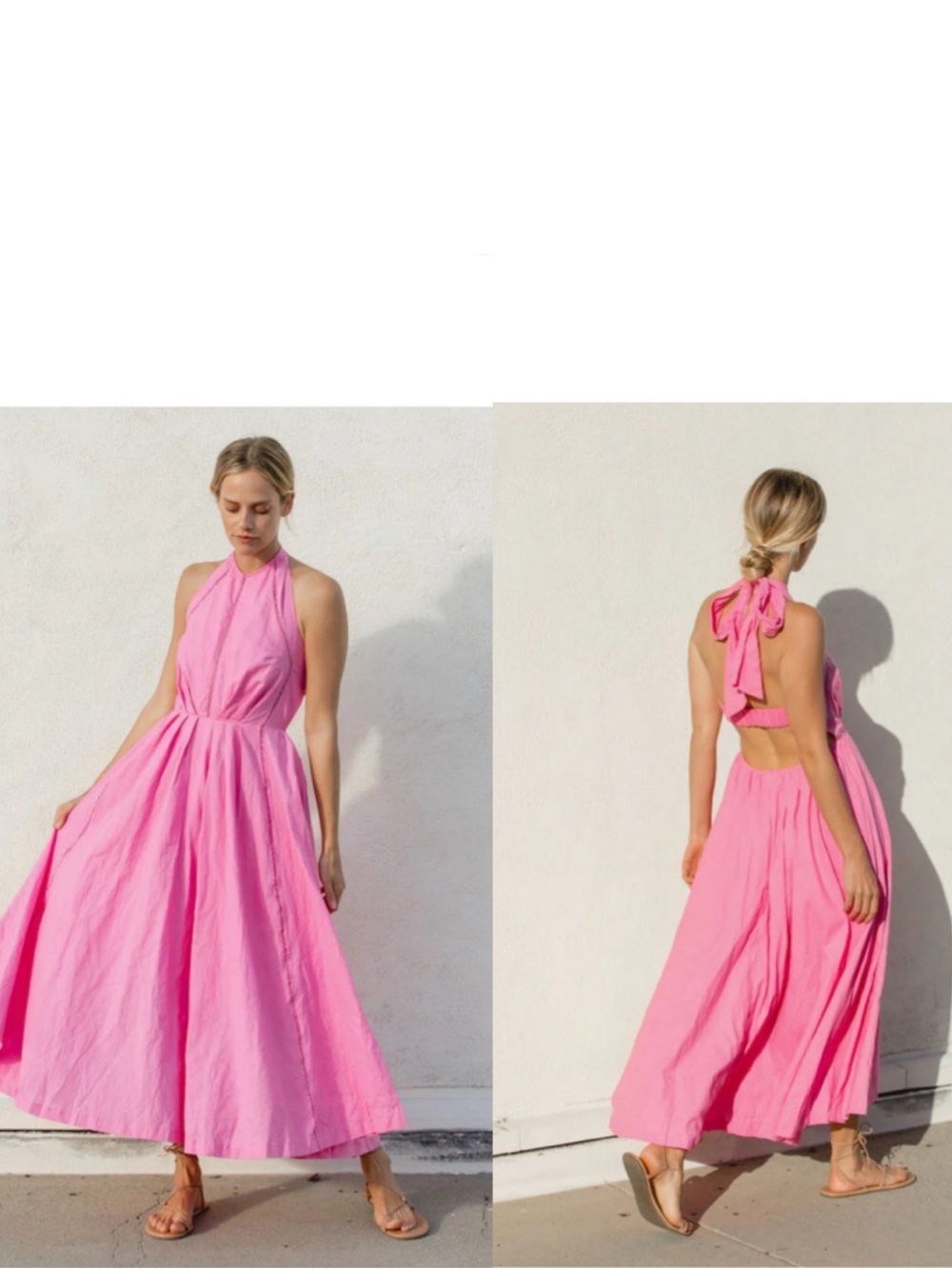 Solai pink Monaco dress